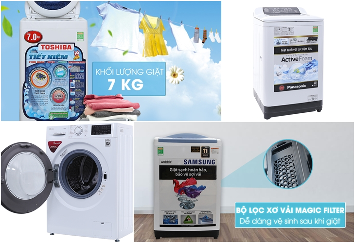 Thương hiệu sản xuất máy giặt uy tín giá rẻ