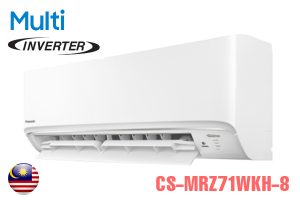 Dàn lạnh điều hòa multi Panasonic treo tường CS-MRZ71WKH-8
 	2 chiều - 24000BTU (2.5 HP) - Gas R410a
 	Kiểu dáng tinh tế đẳng cấp sang trọng
 	Làm lạnh nhanh, mát lạnh dễ chịu
 	Xuất xứ: Chính hãng Malaysia
 	Bảo hành: Chính hãng 12 tháng